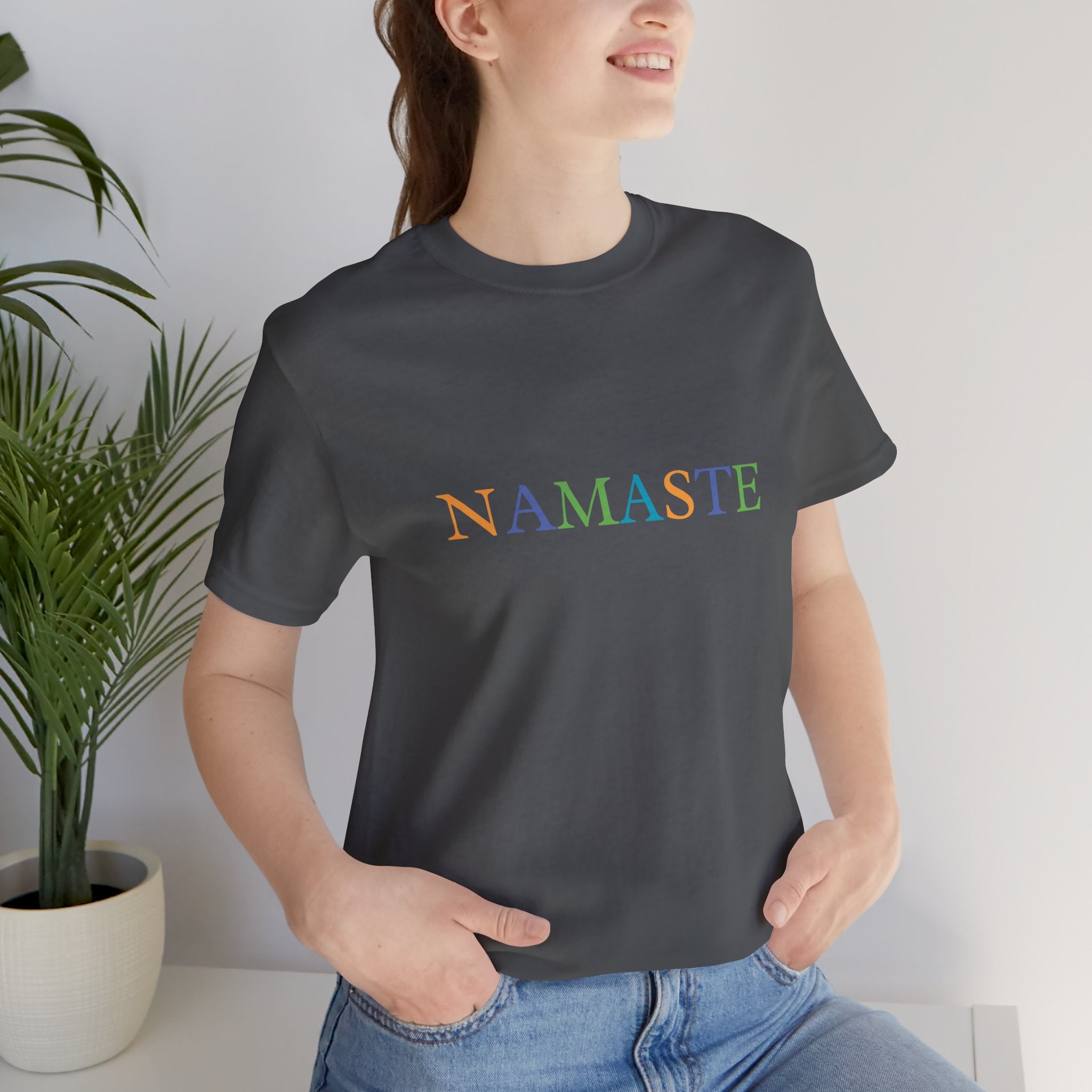 Tramunquiero NAMASTE T-shirt unisexe avec col rond