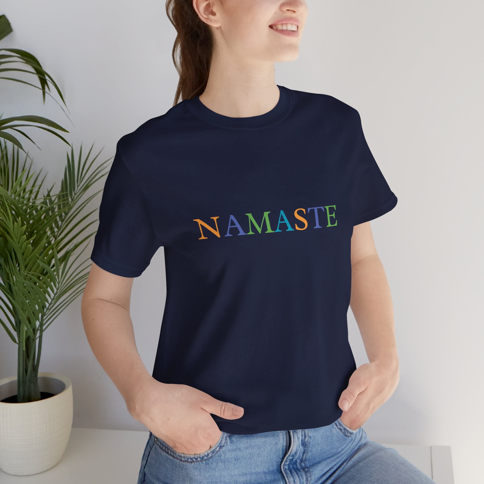 Tramunquiero NAMASTE T-shirt unisexe avec col rond