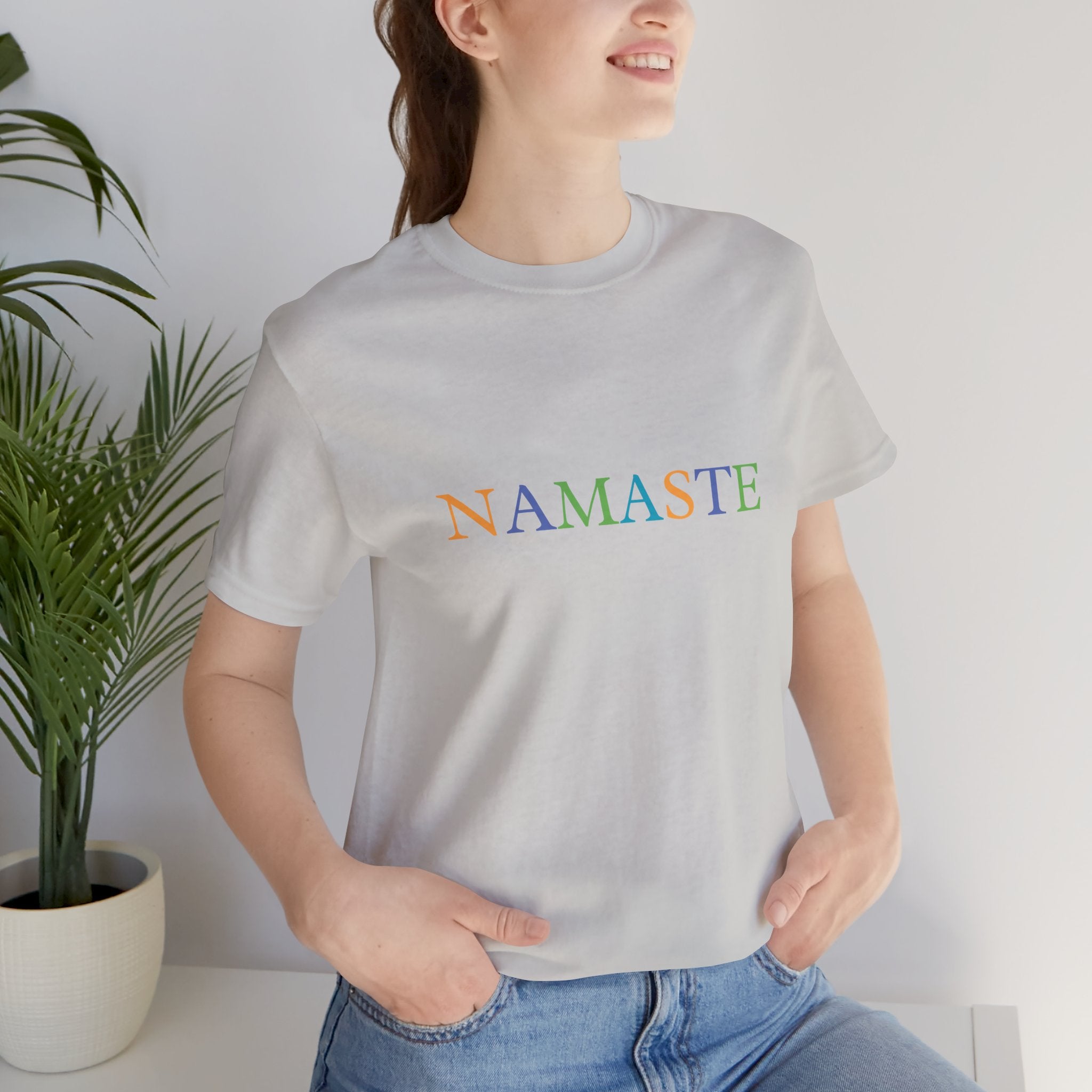 Tramunquiero NAMASTE T-shirt unisexe avec col rond