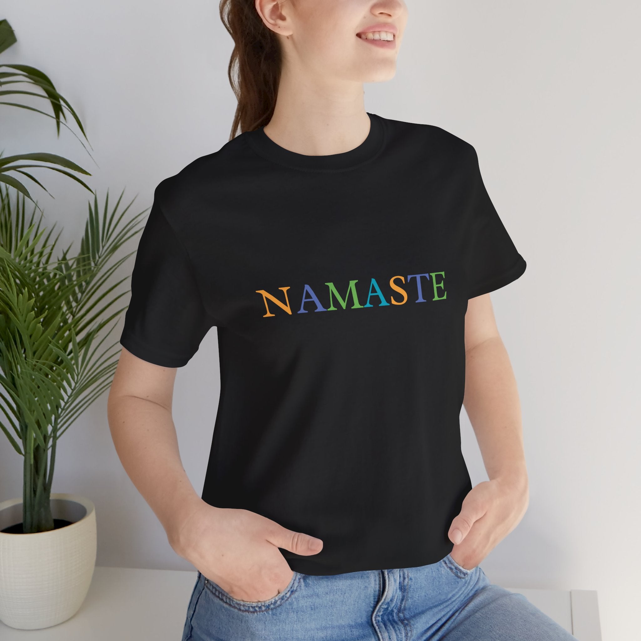 Tramunquiero NAMASTE T-shirt unisexe avec col rond